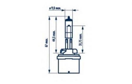   H27W/1 12V 27W PG13 48041