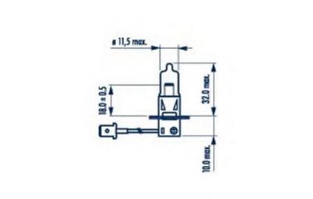  12V H3 55W OSRAM 64151 48321