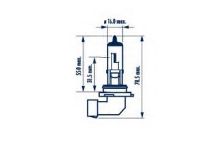   H10 12V 45W PY20d (9145) USA 48095 NARVA