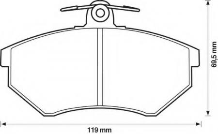   . AUDI 80-200, VW GOLF III 92-97/PASSAT 88-97 571357B