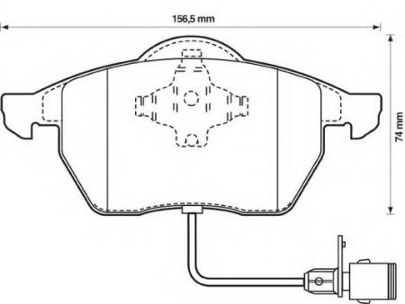   . AUDI 100 91-94/A4 95-00/A6 94-97 571512B
