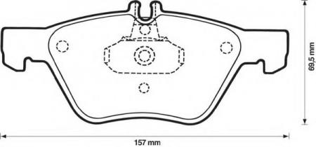   . MB W210 2.0T-3.2/2.5TD/2.7CDI 96-02/208 2.0/2.3 97-02 571876B