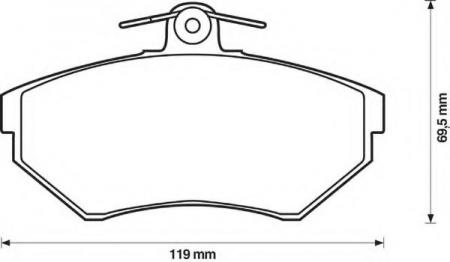 VW GOLF / POLO, SEAT TOLEDO / IBIZA 1.4-2.0 / 1.9TDI 95> 571969B