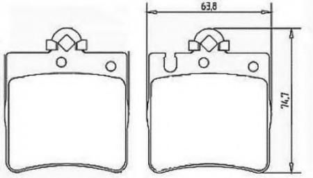   . MB W203  16 00> / W210 2.8-3.2CDI 96> 571988B