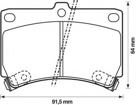   .MAZDA 121 1.3 90-96 / 323 1.3-1.6 / 1.7D 89-98 / DEMIO 1.3 98> 572145B