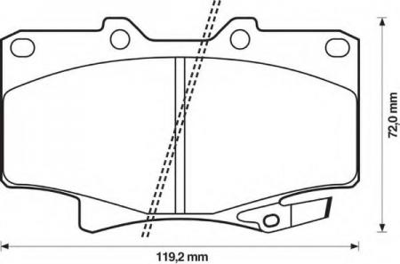   . TOYOTA LAND CRUISER 2.4-4.5 / 2.4D-4.2TD 90> 572253B