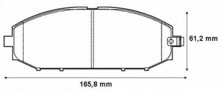 NISSAN PATROL Y61 4.5I/2.8TD/4.2TD 97>/3.0DI 00> 572448B