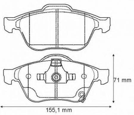 TOYOTA AVENSIS 1.8-2.0VVT-I / 2.0D-4D 00-03 572481B