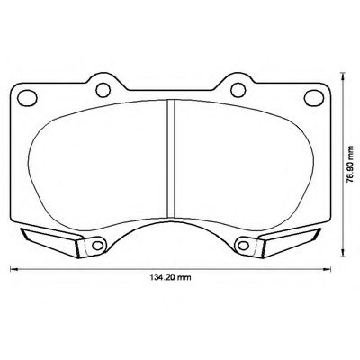 TOYOTA LAND CRUISER J12 4.0I / 3.0D 03> 572515B