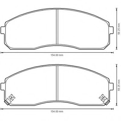 KIA CARNIVAL 2.5I V6 / 2.9CRDI / 3.5I 03-06 572532B