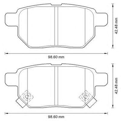   .TOYOTA COROLLA 1.6 07> 572591B