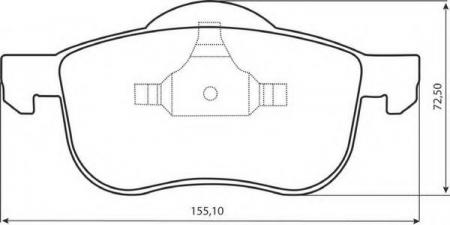   . VOLVO S80 98> / V70 / S60 00> / C70 00-02 / XC70 2.5D5 02> 573003B