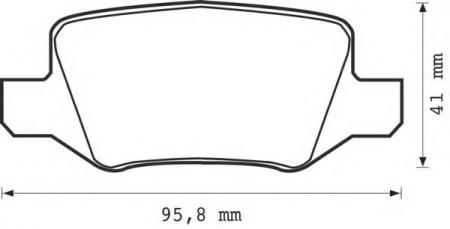 MB W168 1.9/2.1 99>/VANEO 1.6I-1.7CDI 01> 573082B