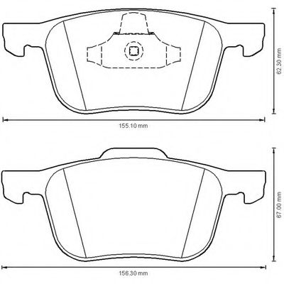   .FORD FOCUS 1.6-2.0 03>, MAZDA 3 1.4-2.0 03> 573209B