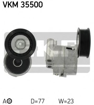     OPEL OMEGA 2.5/2.6/3.0/3.2 V6 94-03, SIGNUM 3.2 V6 03-, SINTRA 3.0 24V 96-99, VECTRA 2.5/2.6 93-03, SAAB 900 2.5 93-98, 9000 3.0 94-98 VKM35500