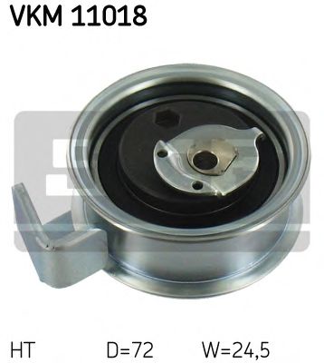 РОЛИК НАТЯЖНОЙ РЕМНЯ ГРМ AUDI A4/A6 1.8-2.0 95> VKM11018