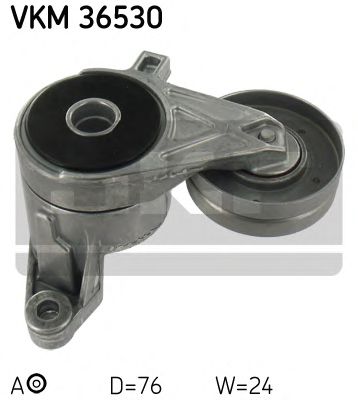 РОЛИК НАТЯЖНОЙ ПОЛИКЛИНОВОГО РЕМНЯ VOLVO 850 2.5TDI 08/95-12/96, S70/V70 2.5TDI 01/97-, S80 2.5TDI 01/99- VKM36530