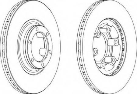 FERODO LV DISC PAIR DDF460
