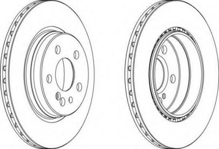 ДИСК ТОРМОЗНОЙ MB W124, W140 DDF630