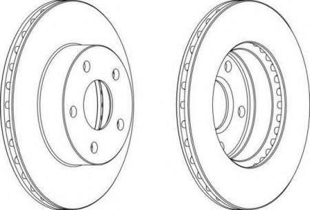 FERODO LV DISC PAIR DDF876