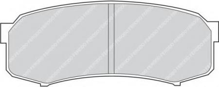 КОЛОДКИ ТОРМОЗНЫЕ ДИСКОВЫЕ FDB1021