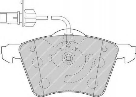    VW SHARAN 1995-2000 (7M3 698 151 B) FERODO FDB1654