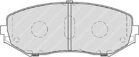 КОЛОДКИ ТОРМОЗНЫЕ ДИСКОВЫЕ SUZUKI GRAND VITARA JB (55200-65J00) FERODO FDB4060