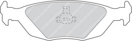 КОЛОДКИ ТОРМОЗНЫЕ ДИСКОВЫЕ ПЕРЕД. SAAB 900 (КОМПЛЕКТ) FDB506