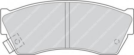 КОЛОДКИ ТОРМОЗНЫЕ ДИСКОВЫЕ SUZUKI SWIFT (КОМПЛЕКТ) FDB588