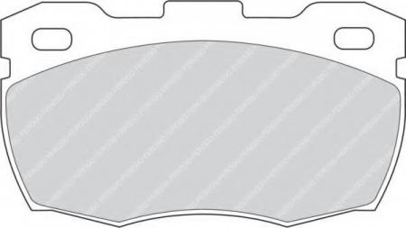 КОЛОДКИ ДИСКОВЫЕ П. LAND ROVER DEFENDER 2.5 / D / TDI / 3.5 / 3.9I 90> FDB871