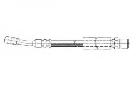 ШЛАНГ ТОРМОЗНОЙ 340MM OPEL FERODO FHY2092