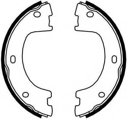 КОЛОДКИ БАРАБАННЫЕ РУЧНИКА MB SPRINTER (906) 3-T / 3,5-T / 5-T 06> FSB4103