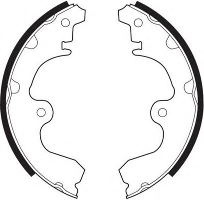 КОМПЛЕКТ КОЛОДОК БАРАБАННЫХ FSB497