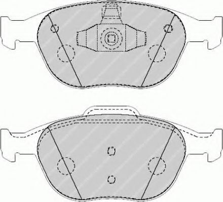    156X67.2X17.6 FORD FERODO FVR1568