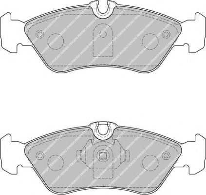 КОЛОДКИ ТОРМОЗНЫЕ ДИСКОВЫЕ MB SPRINTER (004 420 27 20) FERODO FVR1876