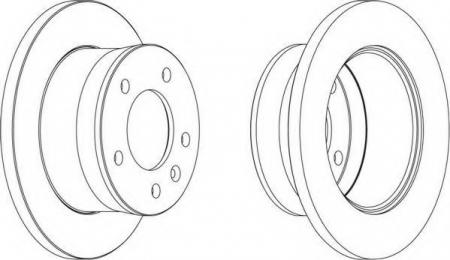 FERODO LCV DISC SINGLE FCR154A
