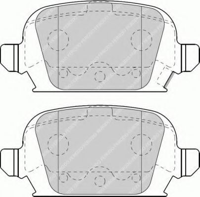 КОМПЛЕКТ КОЛОДОК ДИСКОВЫХ FSL1472