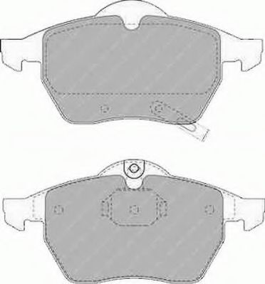 КОЛОДКИ ТОРМОЗНЫЕ ДИСКОВЫЕ OPEL ASTRA ZAFIRA (КОМПЛЕКТ) FSL1535