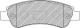 КОЛОДКИ ТОРМ.ЗАД. FSL1927