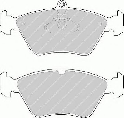 КОЛОДКИ ТОРМОЗНЫЕ ПЕРЕДНИЕ FSL901
