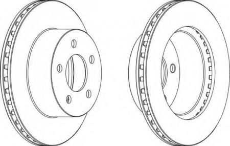 FERODO LV DISC PAIR DDF1027