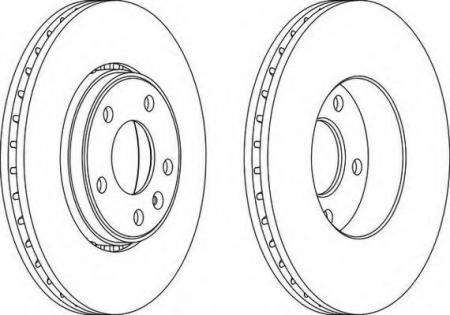 ДИСК ТОРМОЗНОЙ DDF1204