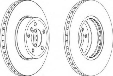 FERODO LV DISC PAIR DDF1242