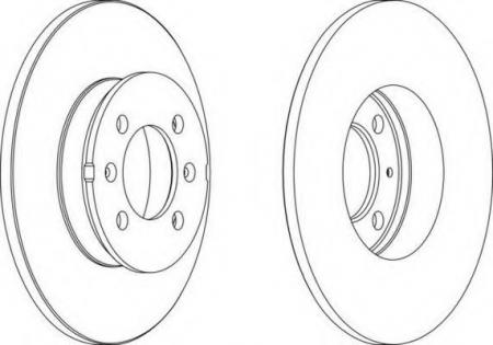 FERODO LV DISC PAIR DDF1373