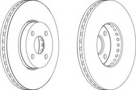   275X25 TOYOTA COROLLA VERSO FERODO DDF1388