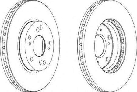   HONDA ACCORD 280X24.9 FERODO DDF1557