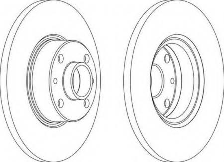 FERODO LV DISC PAIR DDF038