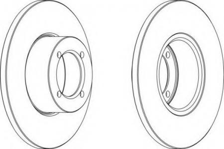 FERODO LV DISC PAIR DDF054