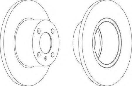 FERODO LV DISC PAIR DDF075