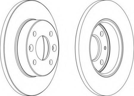 FERODO LV DISC PAIR DDF1081